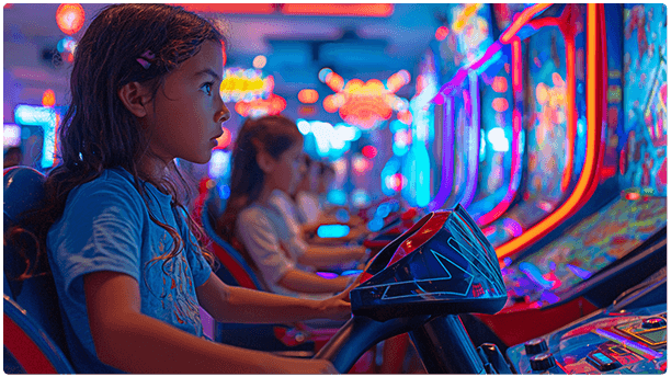 02Arcade – Célèbre attraction at the venue